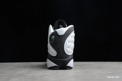 Hyperoad MENS JORDAN SNGL DAY RETRO BLACK AND 13 WHITE AIR RESPECT
